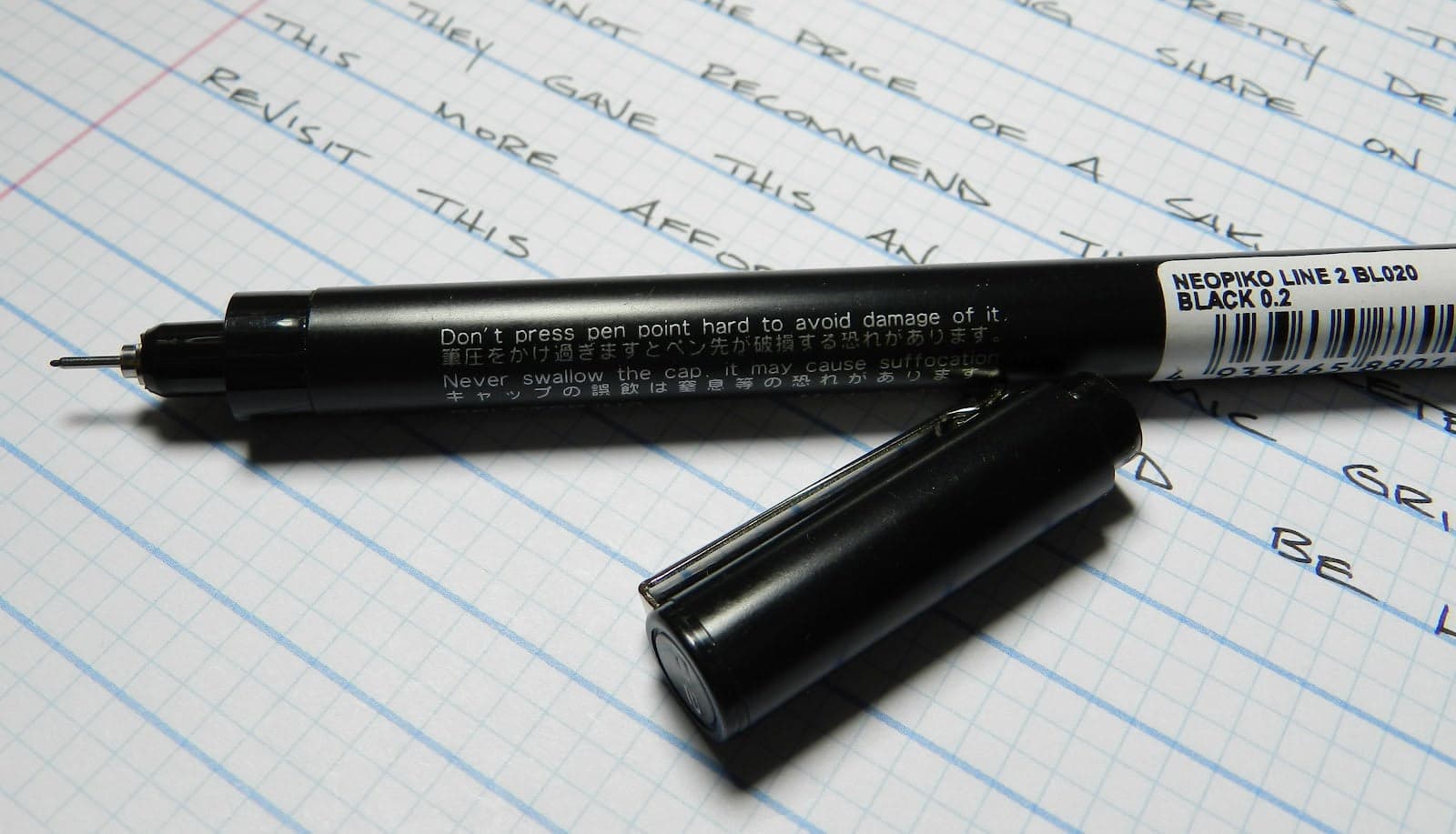 DELETER Neopiko Line 2 Multi-liner Pen - 0.2 mm - Black Ink - image 3