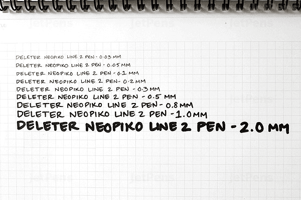 DELETER Neopiko Line 2 Multi-liner Pen - 0.2 mm - Black Ink - image 4