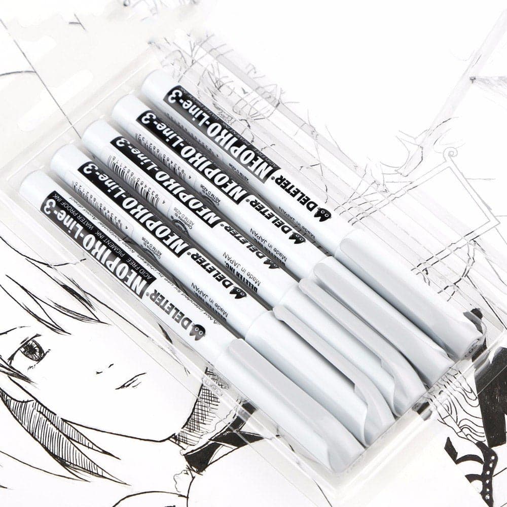 DELETER Neopiko-Line 3 - Multi-Liner Pen - Gray Set - image 3