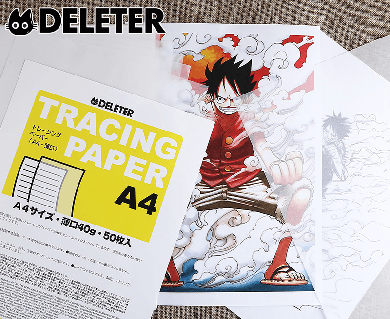 DELETER Tracing Paper - 40g - 50 sheets (A4 & B4) - A4 - image 2