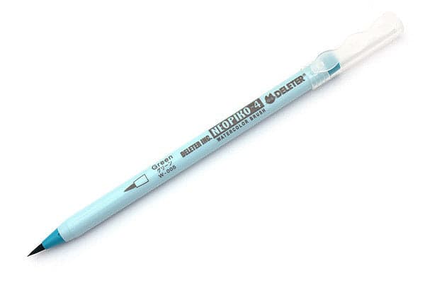 DELETER Neopiko-4 Watercolor Brush Pen W-005 - Green - image 2