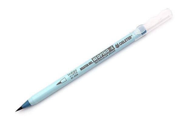 DELETER Neopiko-4 Watercolor Brush Pen W-006 - Indigo - image 2