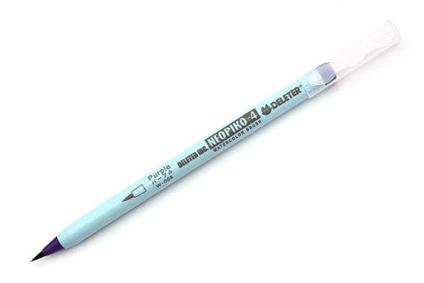 DELETER Neopiko-4 Watercolor Brush Pen W-008 - Purple - image 2