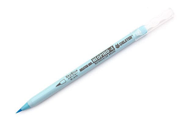 DELETER Neopiko-4 Watercolor Brush Pen W-015 - Sky Blue - image 2