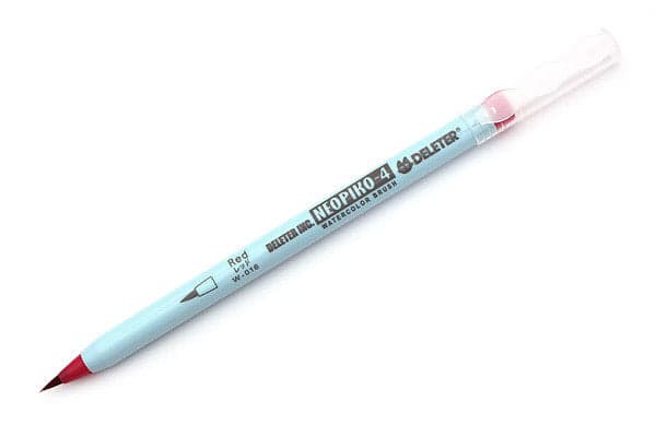DELETER Neopiko-4 Watercolor Brush Pen W-016 - Red - image 2