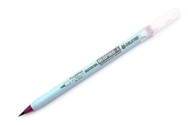 DELETER Neopiko-4 Watercolor Brush Pen W-017 - Purple Red - image 2