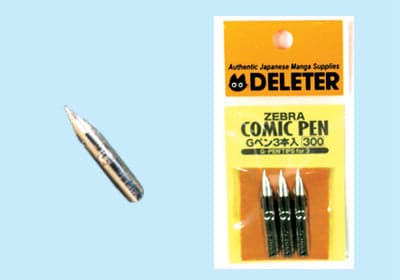 DELETER for ZEBRA Comic Pen Nib - G-Pen - Pack of 3 (300) - image 2