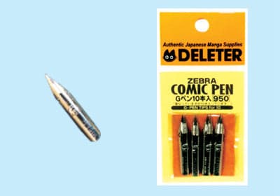 DELETER for ZEBRA Comic Pen Nib - G-Pen - Pack of 10 - image 3