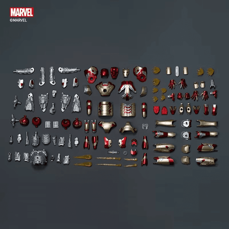 Marvel Iron Man Mark 42 1/7 Scale Model Kit Action Figure - image 3