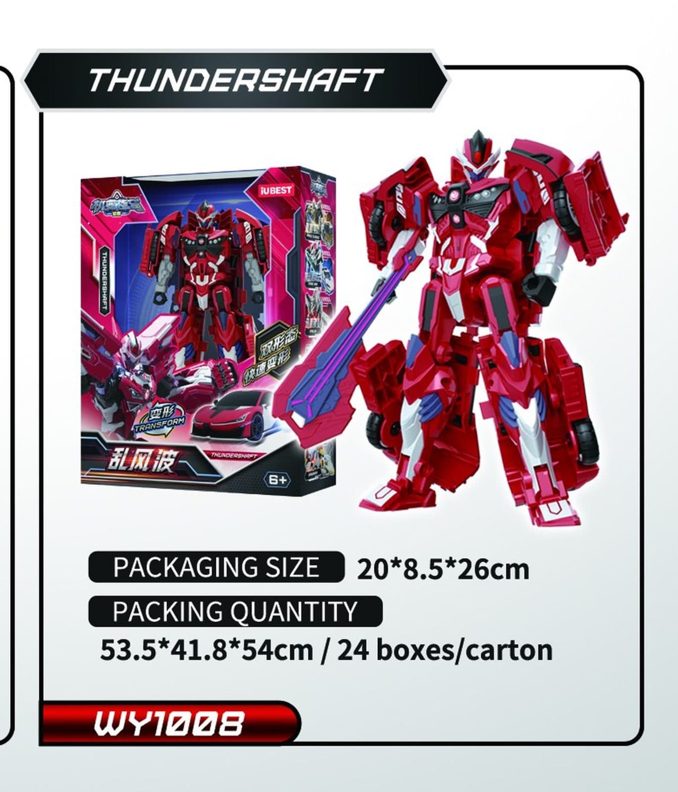 Mechasia Thundershaft Transformers Acion Figure - image 2