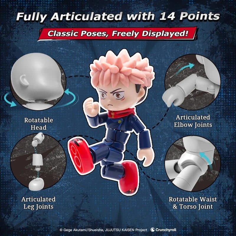 Jujutsu Kaisen Flexi Figs Total Assault Series Blind Box PDQ/6 - image 5