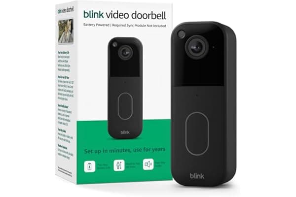 Blink Video Doorbell (newest model) - Head-to-toe HD view, two-year battery life, and simple setup