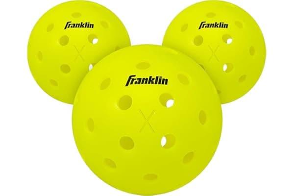 Franklin Sports X-40 Outdoor Pickleballs - Official Ball of USA Pickleball, APP Tour + US Open - Regulation Size