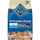 Blue Buffalo Life Protection Formula Adult Dry Dog Food, Helps Build and Maintain Strong Muscles, Made with Natural Ingredients, Chicken & Brown Rice Recipe, 30-lb. Bag