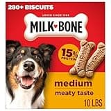 Milk-Bone Original Dog Treats Biscuits for Medium Dogs, 10 Pound