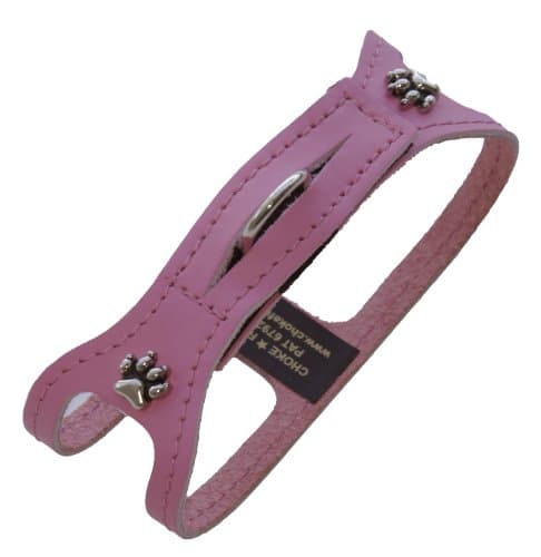 ChokeFree Pet Shoulder Collar, 12-Inch, Non Metallic Pink