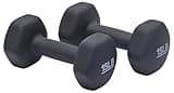 Amazon Basics Neoprene Dumbbell Hand Weights for Exercise and Muscle Toning