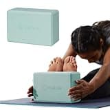Gaiam Yoga Block - Supportive Latex-Free Eva Foam - Soft Non-Slip Surface with Beveled Edges for Yoga, Pilates, Meditation