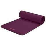 Retrospec Solana Yoga Mat Thick 1/2in Non-Slip Workout Mat with Nylon Strap - 72x24in Exercise Mat for Pilates, Stretching & Fitness - BPA Free, Easy Clean