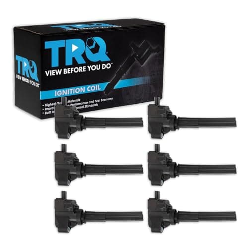 TRQ Ignition Coil Set 6 Piece Compatible with 18-23 Ford F-150 19-23 Edge 21-23 Bronco 20-23 Explorer 20-23 Police Interceptor Utility Lincoln 20-23 Aviator 19-23 Nautilus