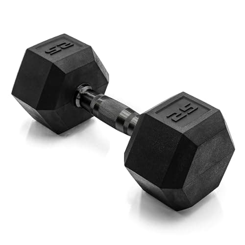 CAP Barbell Coated Hex Dumbbell Weight - Single | 10-120 lbs | Multiple Options