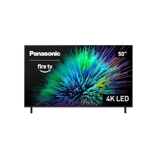 Panasonic W70 Series (2025 Model) 50" LED 4K Ultra HD Smart Fire TV, Press & Ask Alexa, Apple AirPlay, HDR10+, HDMI 2.1, and Bluetooth Support - 50W70BP