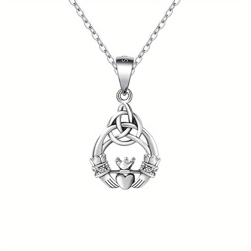 S925 925 Silver Necklace Heart Pendant Personality Fashion Niche Temperament Delicate Collarbone Chain Not Allergic Thanksgiving Gift Christmas Gift For Boyfriend Friend Mother
