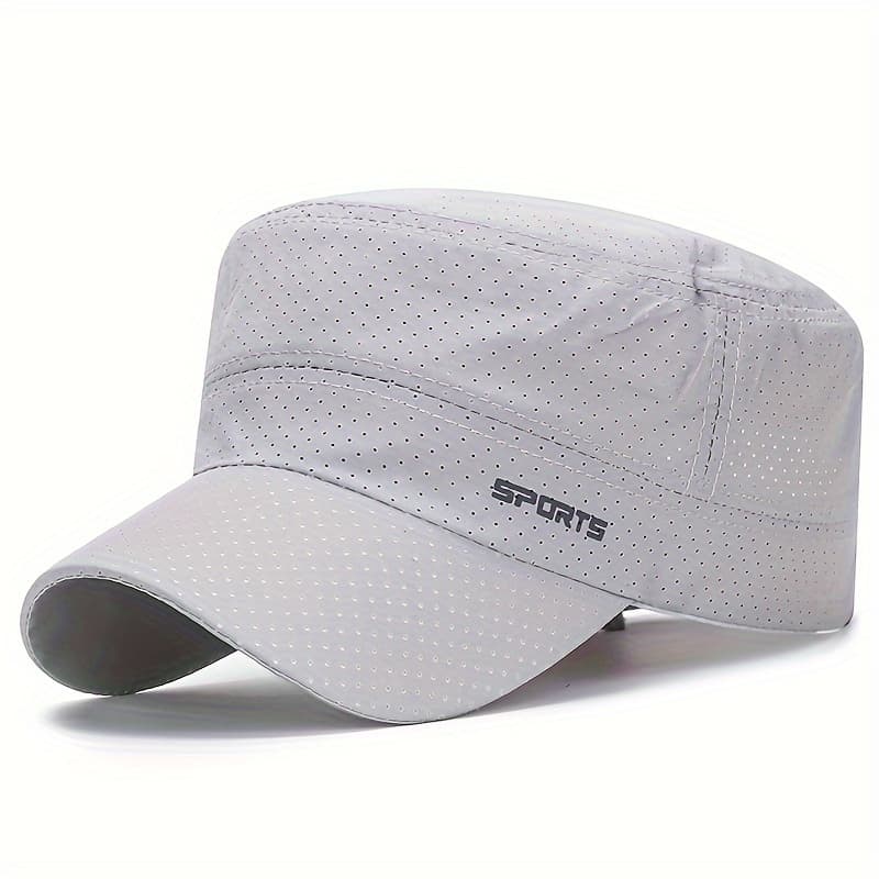 Summer Breathable Flat , Sport Outdoor Quick-dry Lightweight Sun Hat For Outdoor Activities