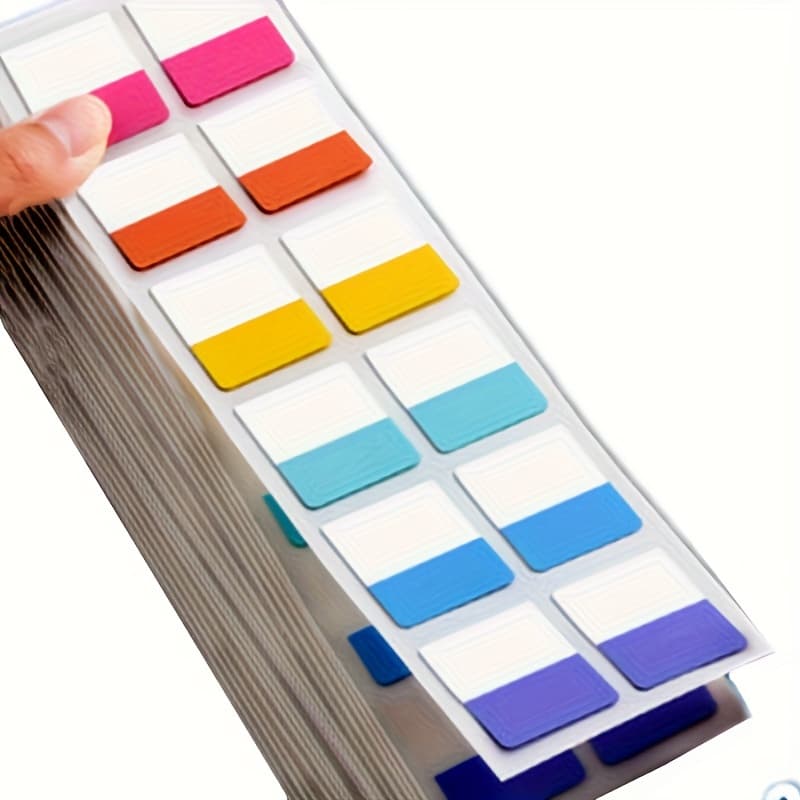 240pcs Of Reusable Index Tabs - Versatile Page Markers And File Organizers Suitable For Office Applications