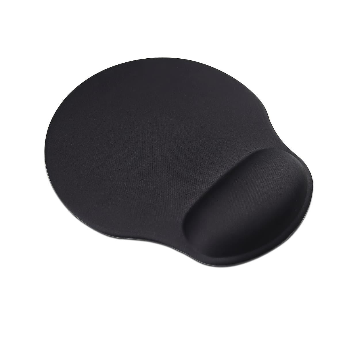 A Plain Wrist Support Mouse Pad For Office Use