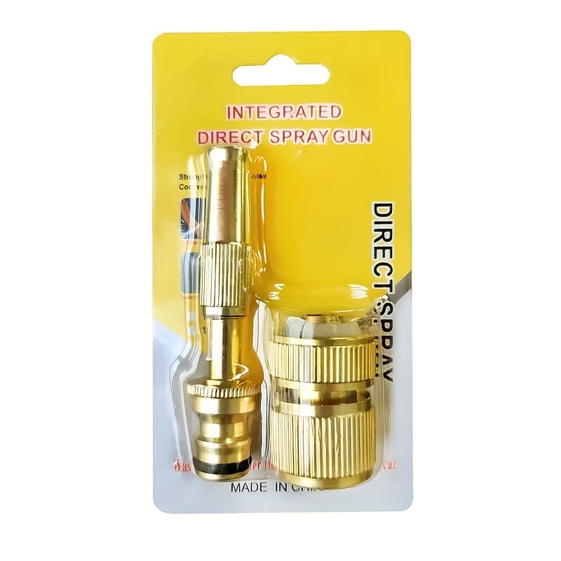 High-pressure Hose Nozzle Connector - Adjustable Spray Gun, Suitable For Car Washing And Garden Watering