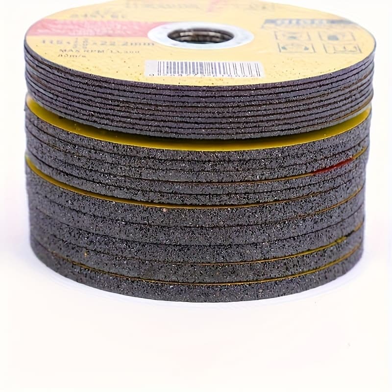 4.5-inch 10pcs Metal And Cutting Wheel - Super , Durable Diamond Grain Size, Ideal For Cutting Metals And