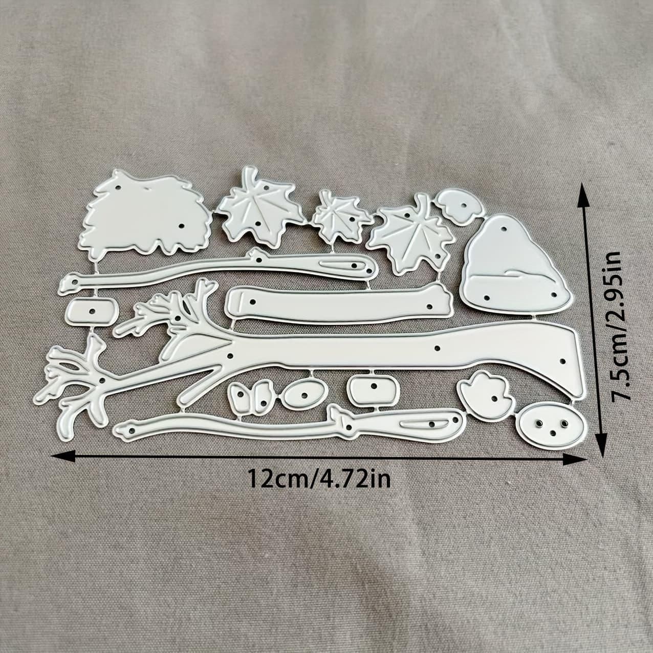 1pc Dwarf Metal Cutting Dies, Diy Scrapbooking Embossing Die Cut, Handmade Greeting Card Making Metal Stencil, Gift Card Making Tools