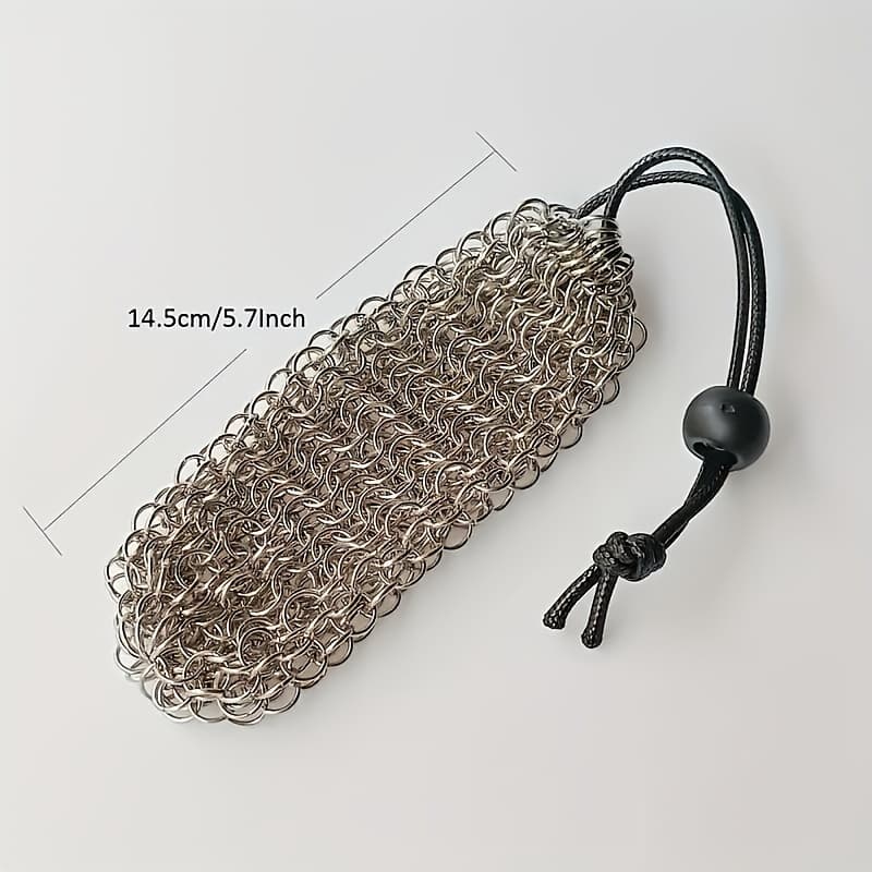 Elegant Stainless Steel Woven Mesh Bag, Suitable For Any Occasion!