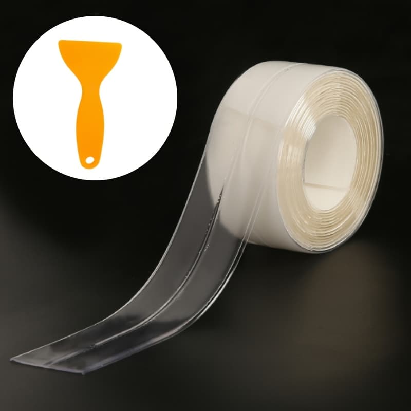 & Bathroom Sealant Tape - Self-adhesive Filler For Countertops, Stovetops, Sinks - Multi-surface Transparent Seal Strip