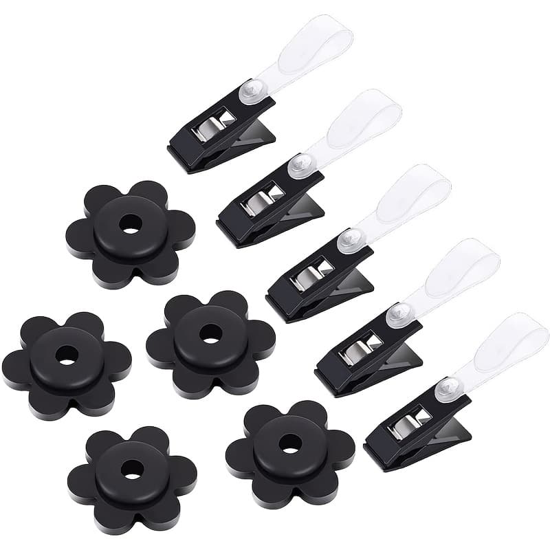 A Versatile Wind-resistant Clip For Garden Flags - A Sturdy Flagpole Accessory Featuring A , Ideal For Outdoor Settings