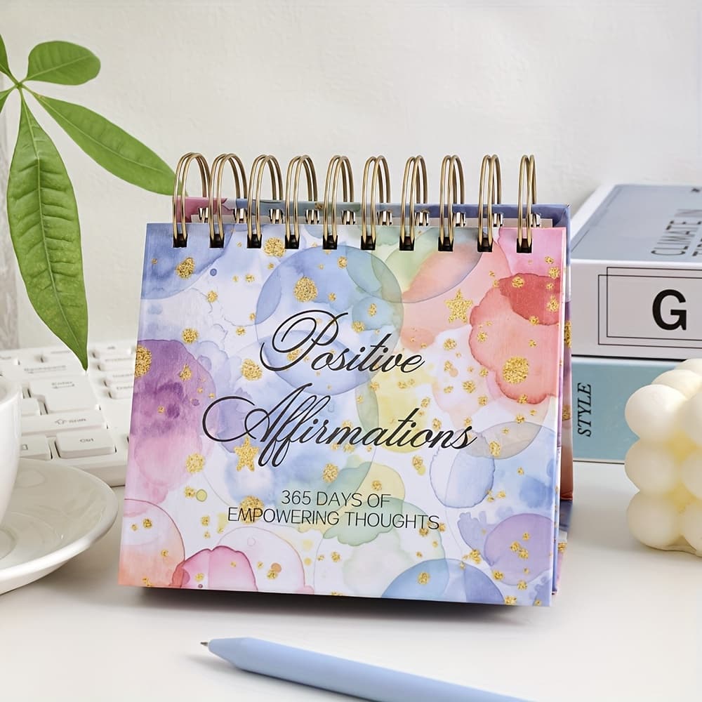 365 Days Motivational Calendar Undated Daily Flip Calendar With Inspirational Quotes Positive Affirmations Empowering Cute Office Decor Desk Accessories Perfect Gifts For Women