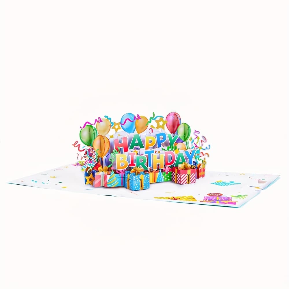 A Pop-up 3d Birthday Card With , Perfect As A For Anyone, Including Daughters And , To Their