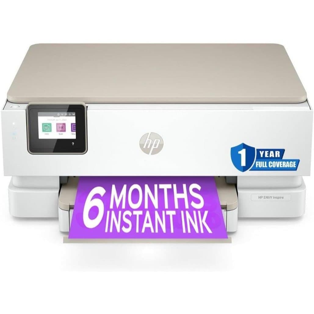 7255e Thermal Inkjet Printer, Print, Scan, Copy, Easy Setup,mobile Printing, Best-for-home, (6 Months Included) (refurbished)