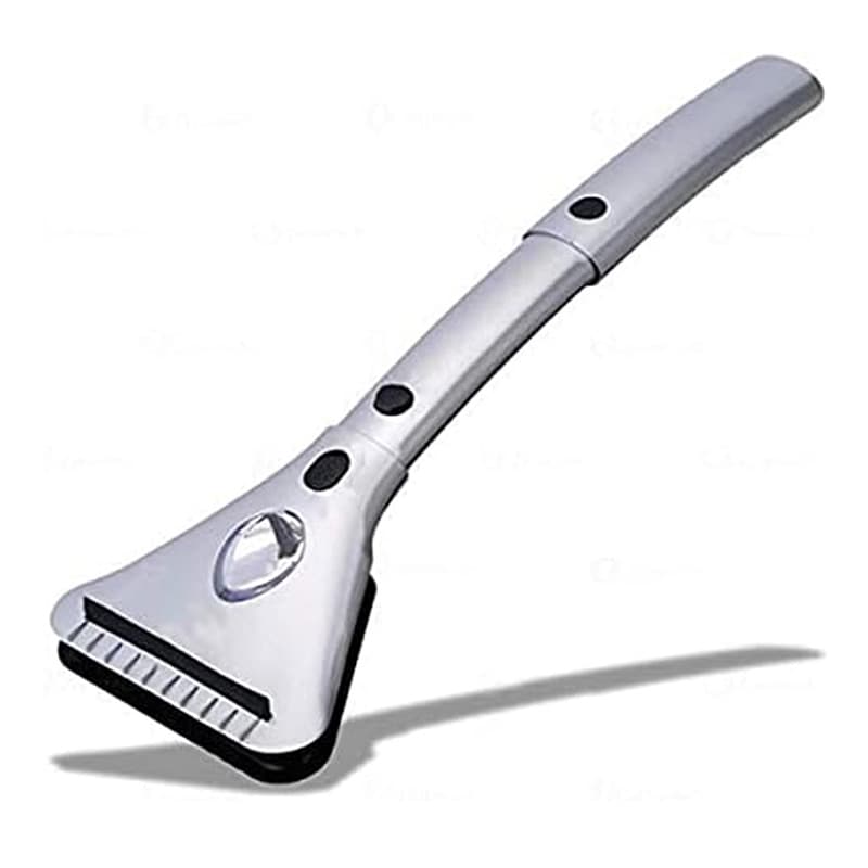 Heated Car Window Snow/ice Scraper With Light - Extendable 12v Led Light Heated Ice/snow Scraper With 15.8 Feet Long Cord