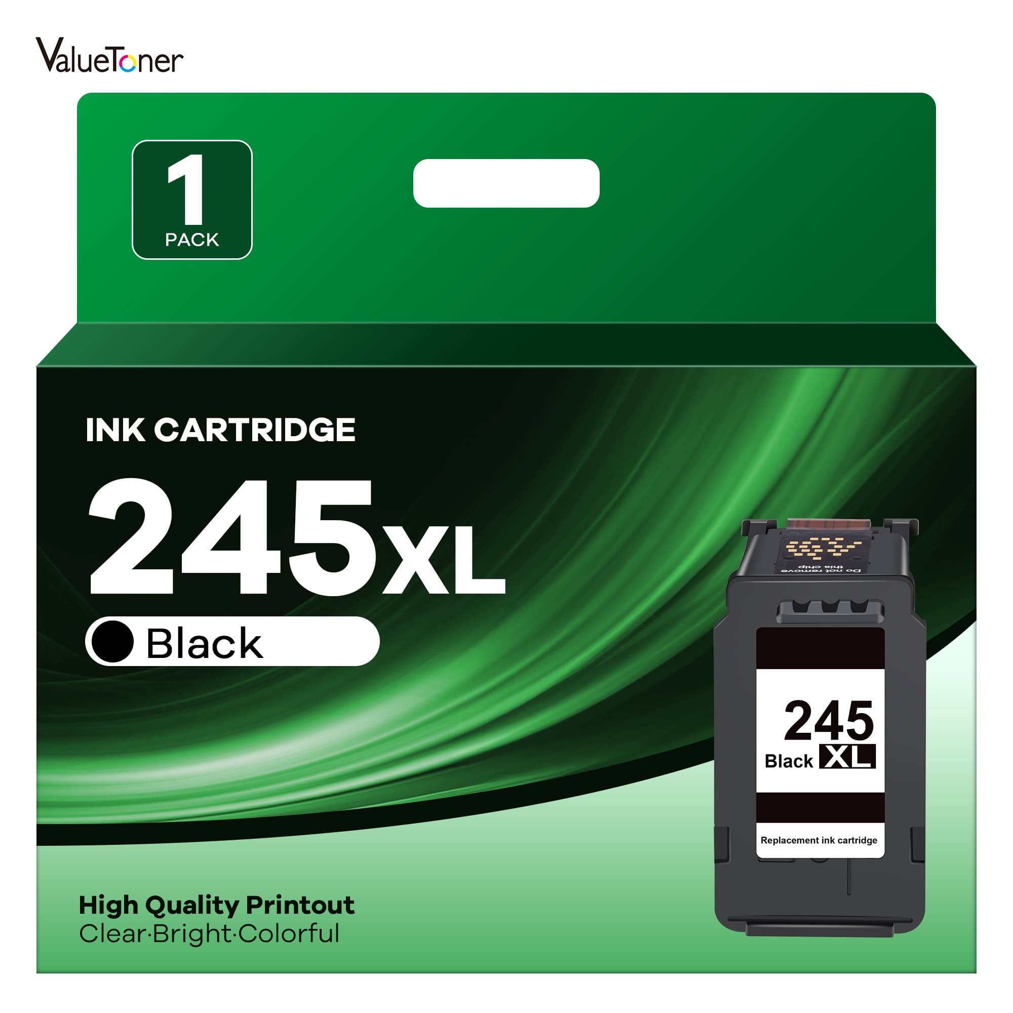 245xl Ink Cartridges For 245xl Ink Cartridges Works With Mx490 Mx492 Mg2522 Tr4522 Tr4520 Ts3122 Ts3322, 1 Pack