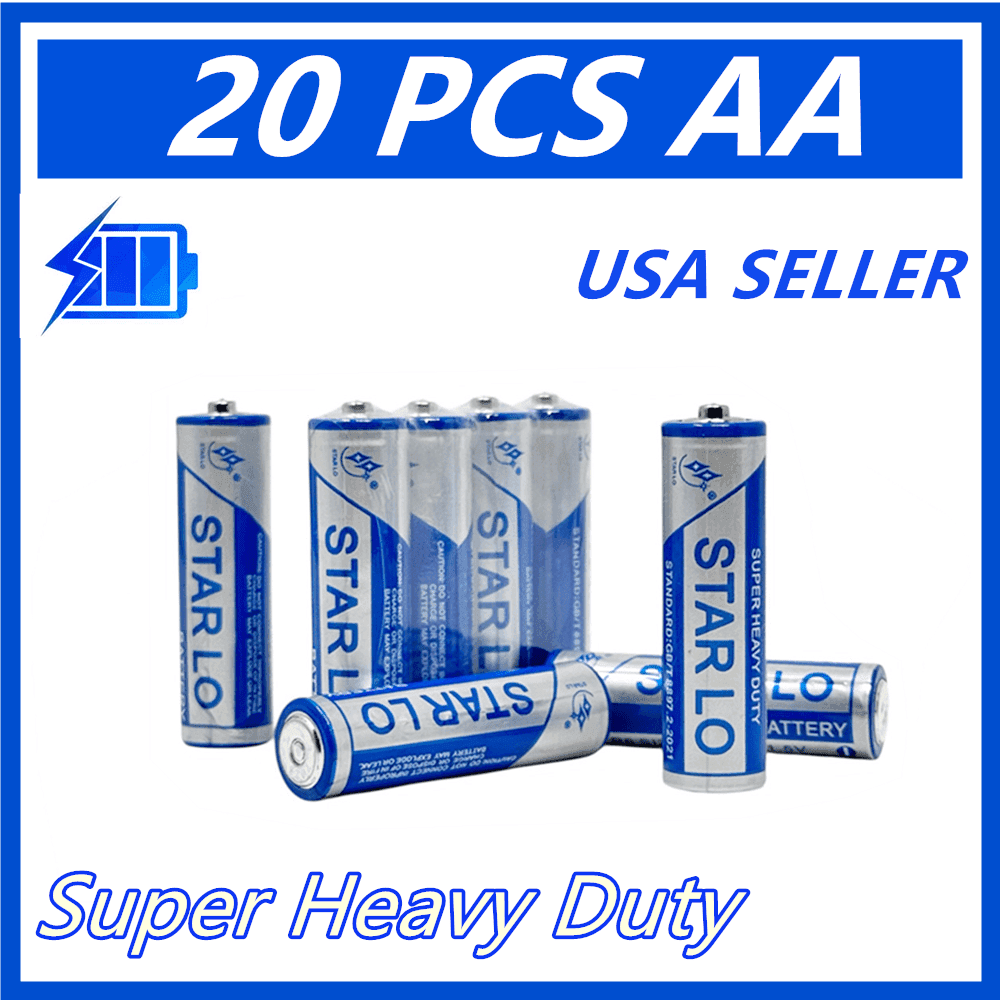 20 Pcs Aa Duty Batteries, For Home, Household Device, , Durable And Long Lasting