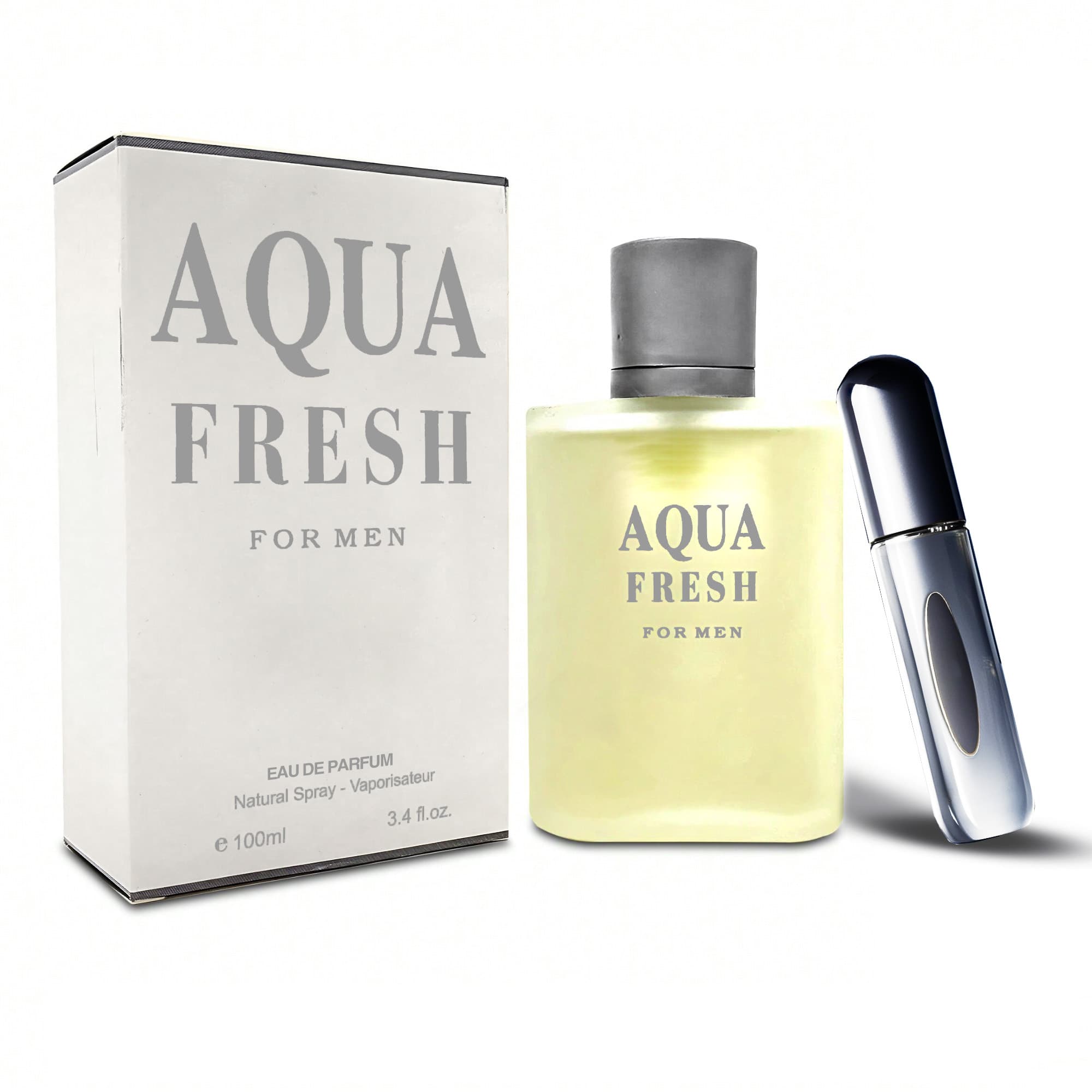 For Men Eau De Toilette Spray - 3.4oz/100ml Long-lasting Cologne With , Jasmine & , Includes 5ml Travel-size Spray Bottle