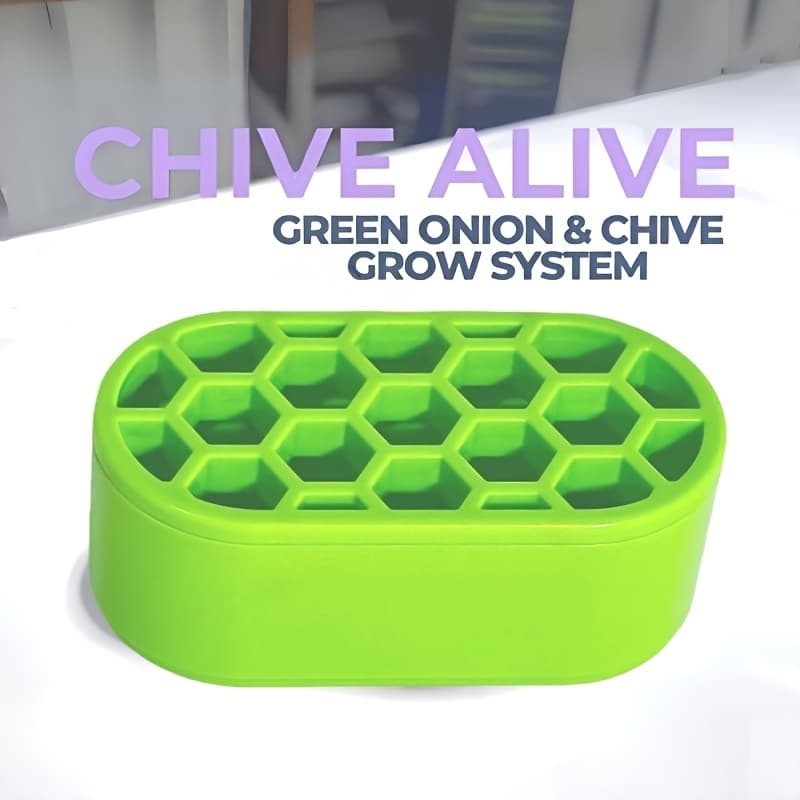 1pc Scallion Kit - Indoors With Setup, No Skills Needed | For Balcony, Windowsill & Small Spaces | Quick Of | Continuous Harvest,