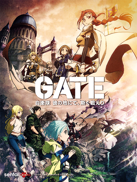 Gate 3D Lenticular Wall Art Poster Framed