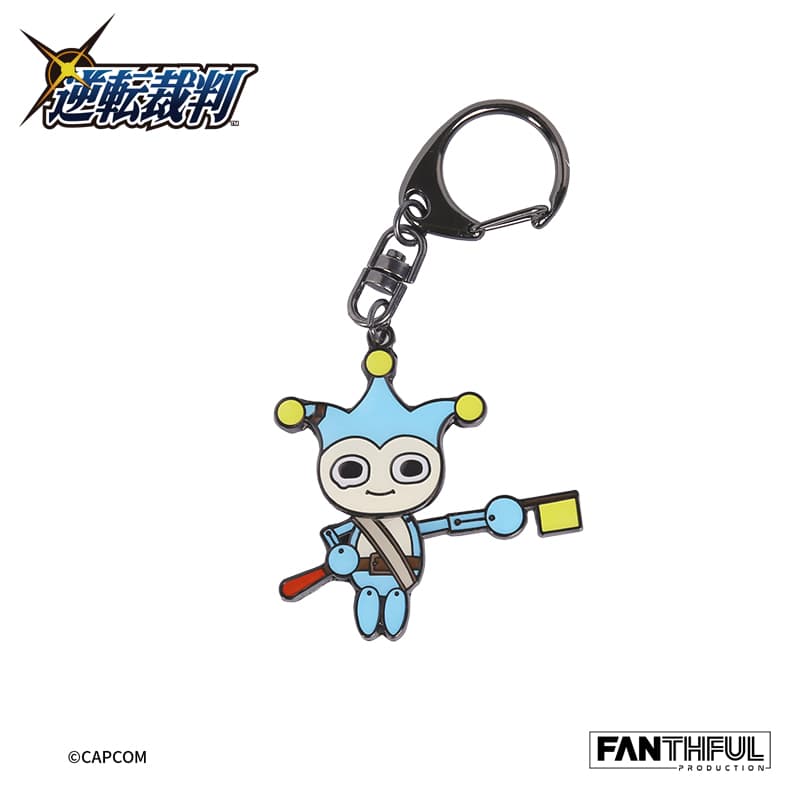 Ace Attorney Series Alloy Keychain-Blue Badger(Resale)