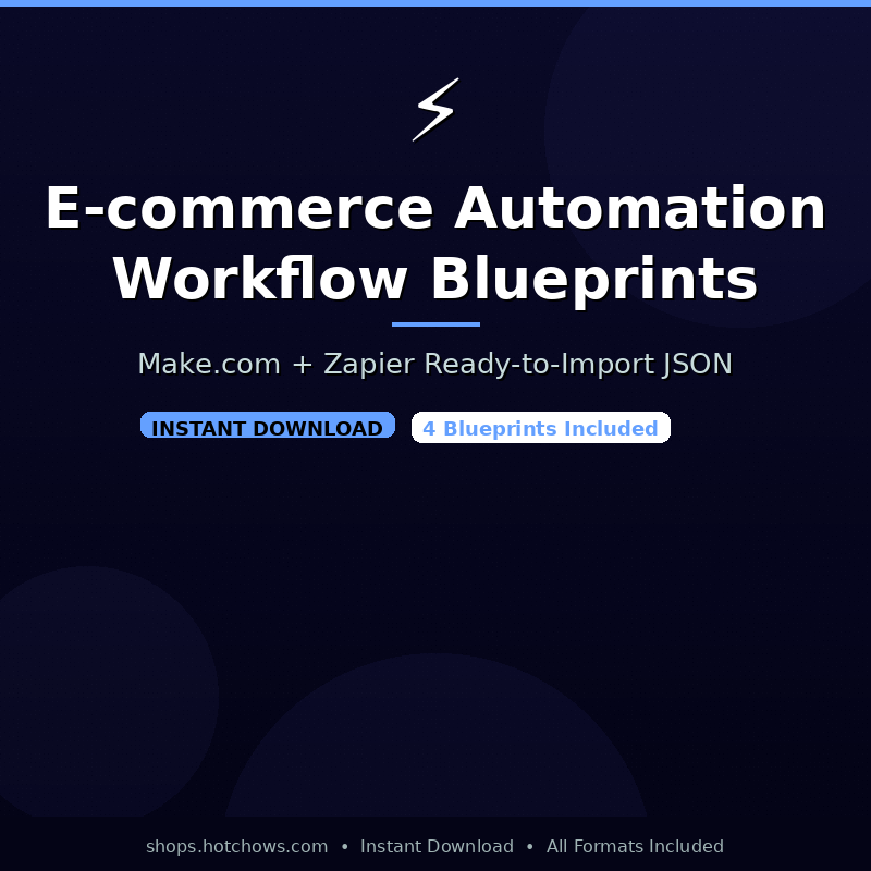E-commerce Automation Workflow Blueprints