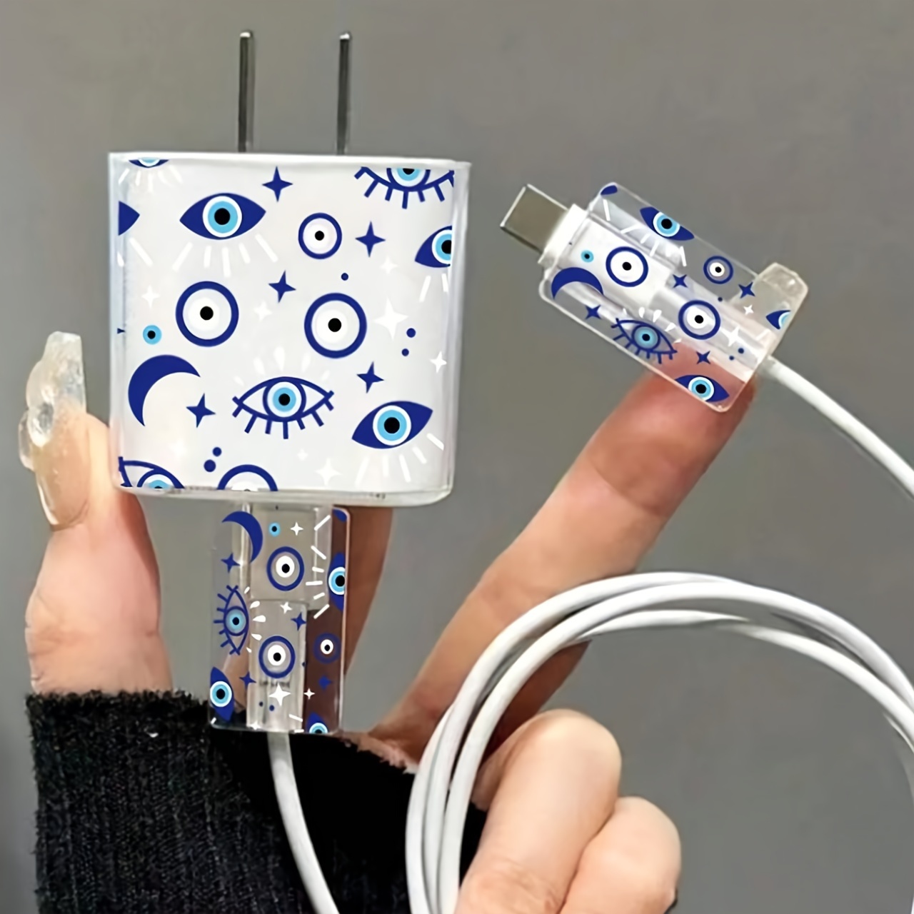 3pcs Tpu Protective Case For Iphone 13/14 Pro Max Charging Cable, Compatible With 20w Charger, Designed To Prevent Cable Damage And Extend