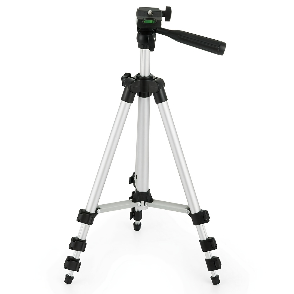 Camera Tripod With A Phone Holder Suitable For Smartphones Like Iphone And