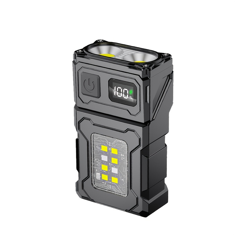 Worsen Dc08 Rechargeable Led Work Light, 300 , 90° Adjustable, Magnetic Base, Portable Multifunctional Lamp